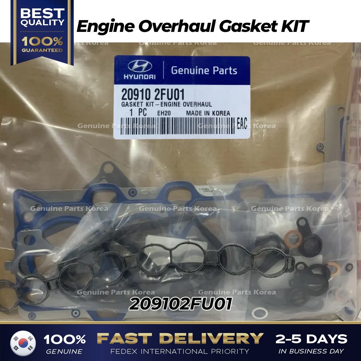 Doăng Đại Tu 1.6L Kia Carens / rondo OEM 209102BC01