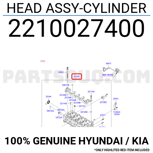 Mặt Máy 2.0L (Deizel) Kia Carens / rondo Mã phụ tùng 2210027800