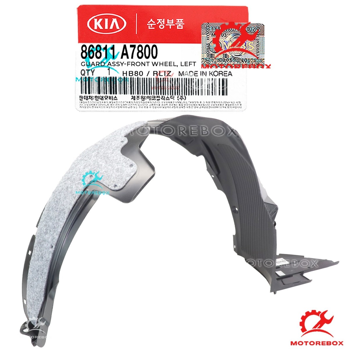 Lòng Dè Chắn Bùn Trước Trái Kia Morning / Picanto Mã phụ tùng 8681107800