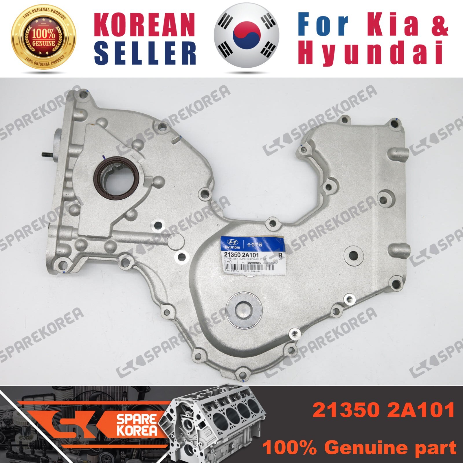 Đèn Pha Bên Trái Kia Pride OEM kk12a51020L-oe