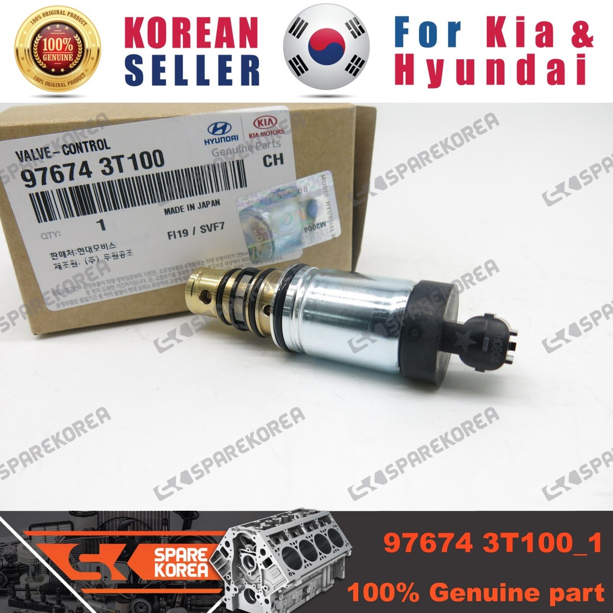 Van Tiết Lưu Kia Morning / Picanto Mã phụ tùng 976040X000