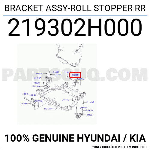 Chân Đuôi Hộp Số Kia Forte / Cerato Mã phụ tùng 219302H000