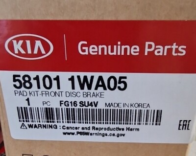 Má Phanh Trước Kia Forte / Cerato OEM 581011WA05