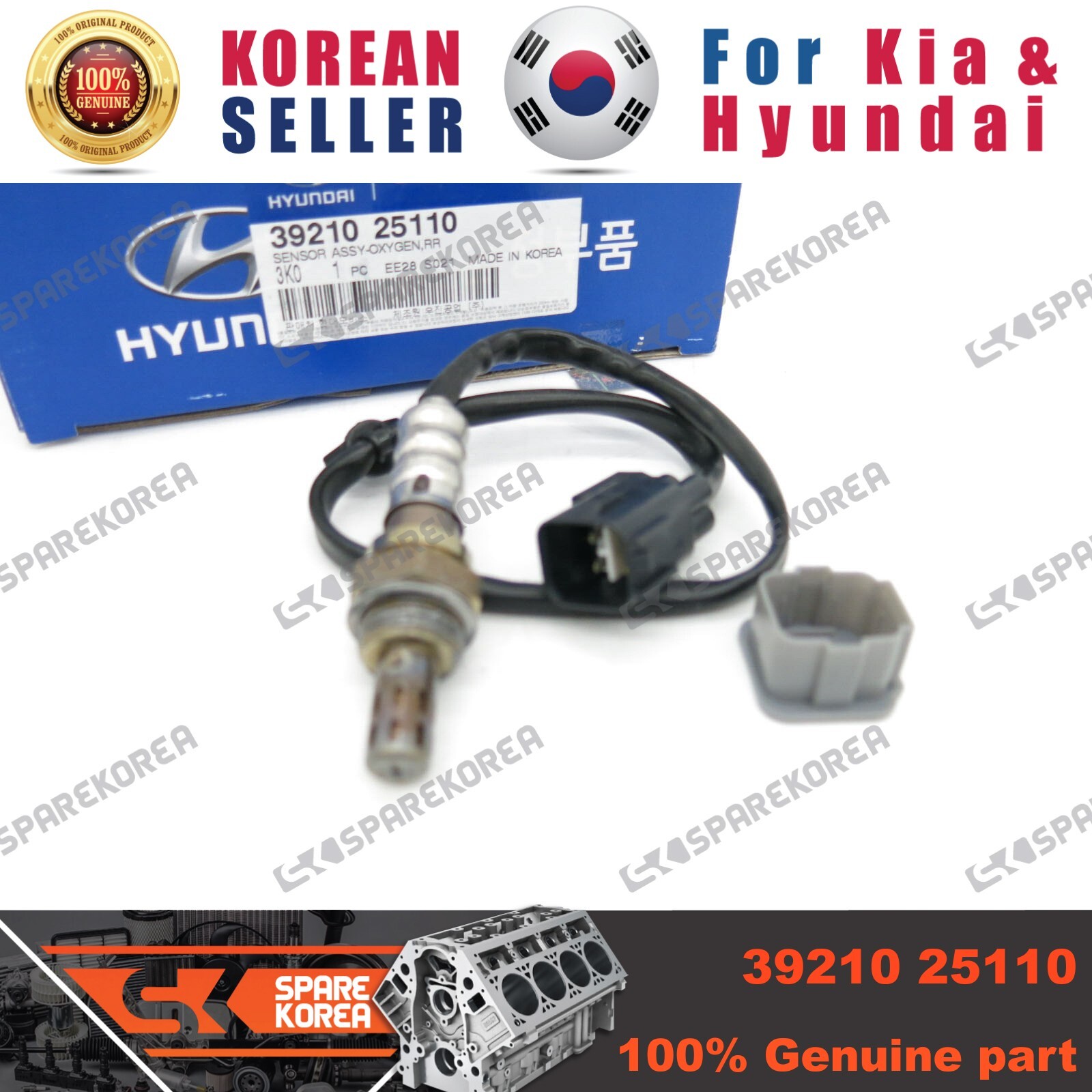 Cảm Biến Khí Xả Dưới Kia Carens / rondo Mã phụ tùng 3921025110