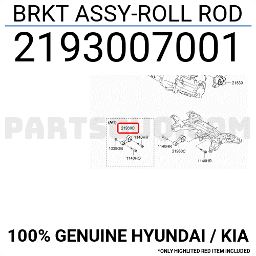 Chân Máy Giữa Bắt Hộp Số Kia Morning / Picanto OEM 2193007001