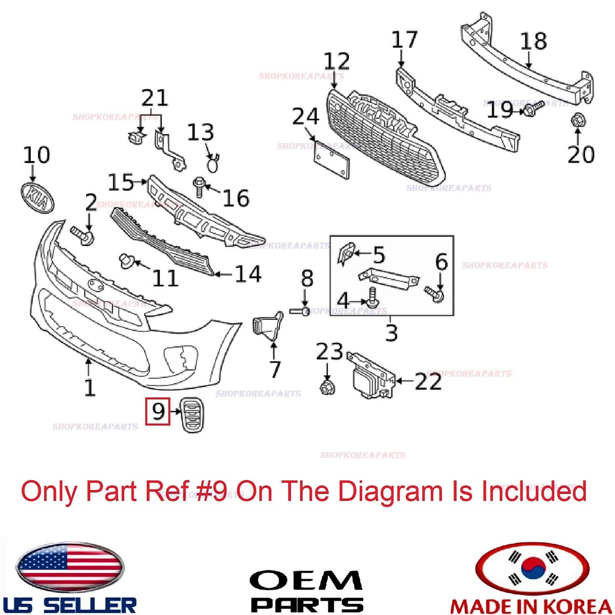 Giảm Xóc Sau Kia Rio OEM PJA-R064