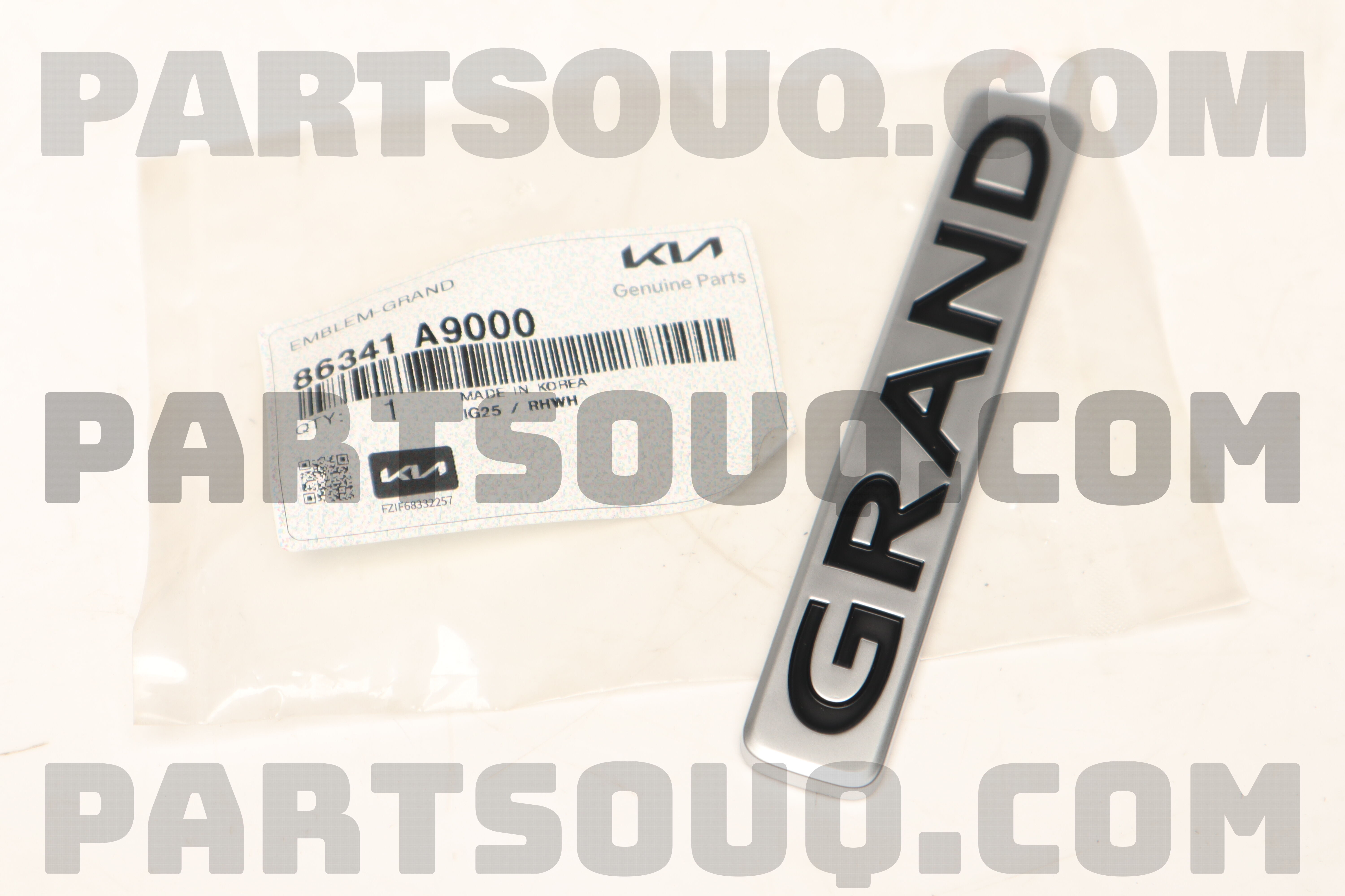 Lô Gô Chữ Grand Kia Carnival Mã phụ tùng 86341A9000