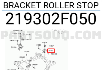 Chân Máy Sau Kia Forte / Cerato Mã phụ tùng 219302F050