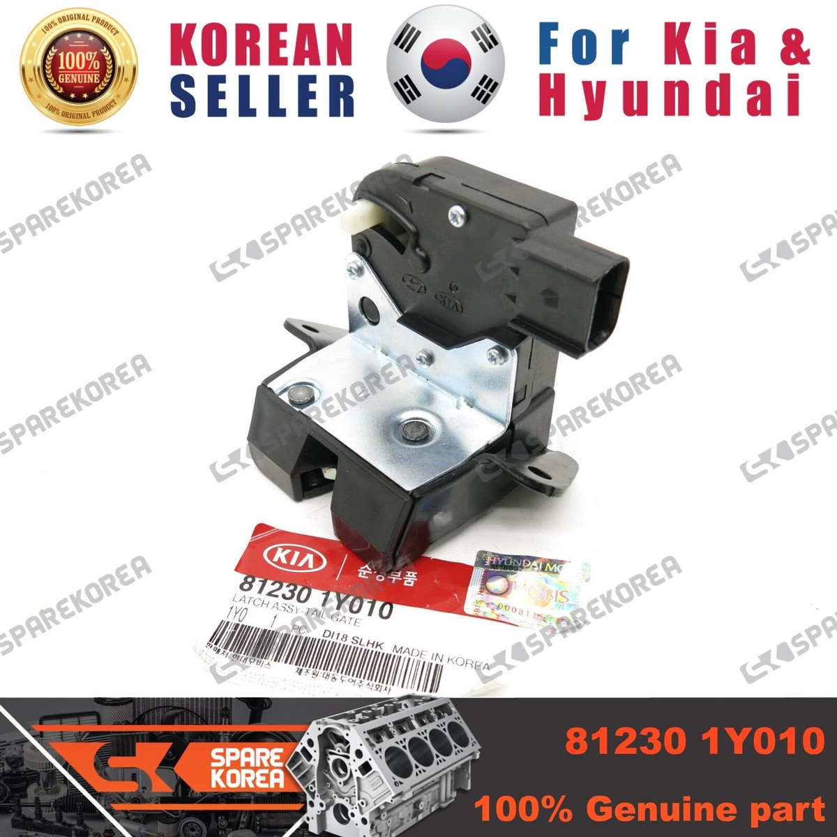 Tappi Cửa Sau Trái Kia Rio Mã phụ tùng 83301H8010WK