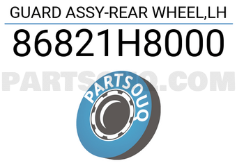 Lòng Rè Chắn Bùn Sau Trái Kia Rio Mã phụ tùng 86821H8000