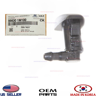 Vòi Phun Nước Rửa Kính Kia Forte / Cerato Mã phụ tùng 986301M100