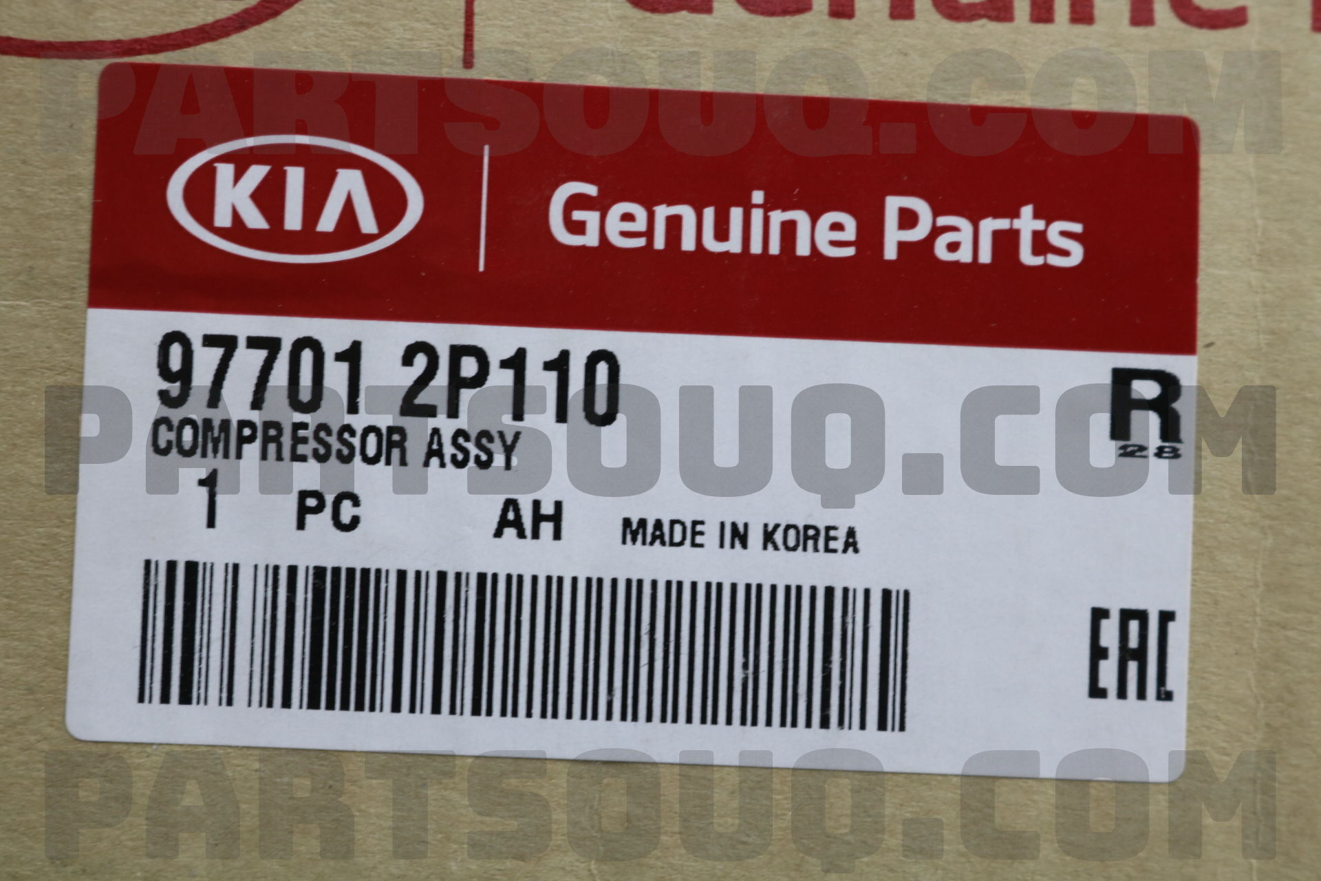 Lốc Điều Hòa Máy Dầu 2.2 Kia Sorento Mã phụ tùng 977012p110