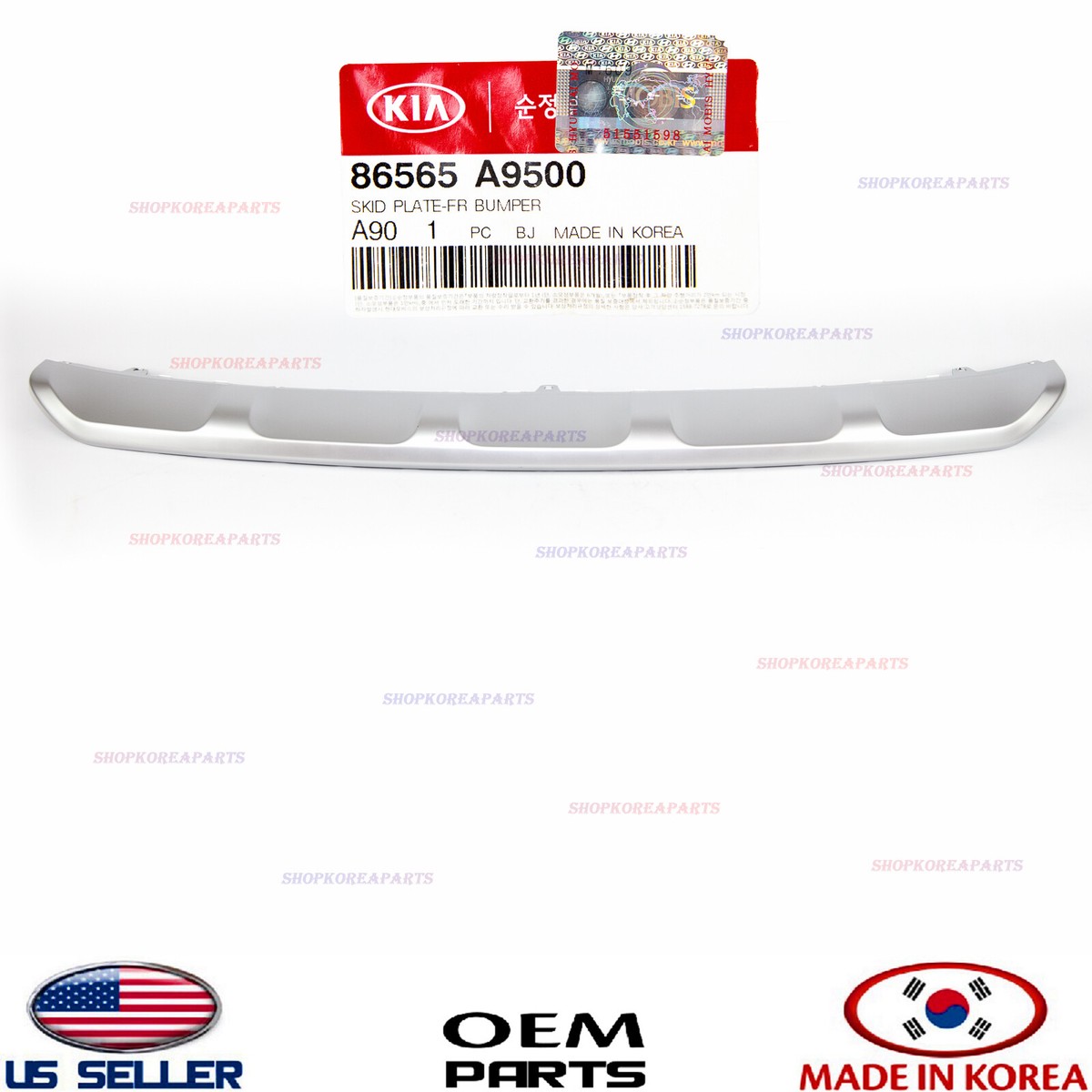 Ốp Nhựa Cản Trước Dưới Kia Grand Sedona Mã phụ tùng 86565a9500