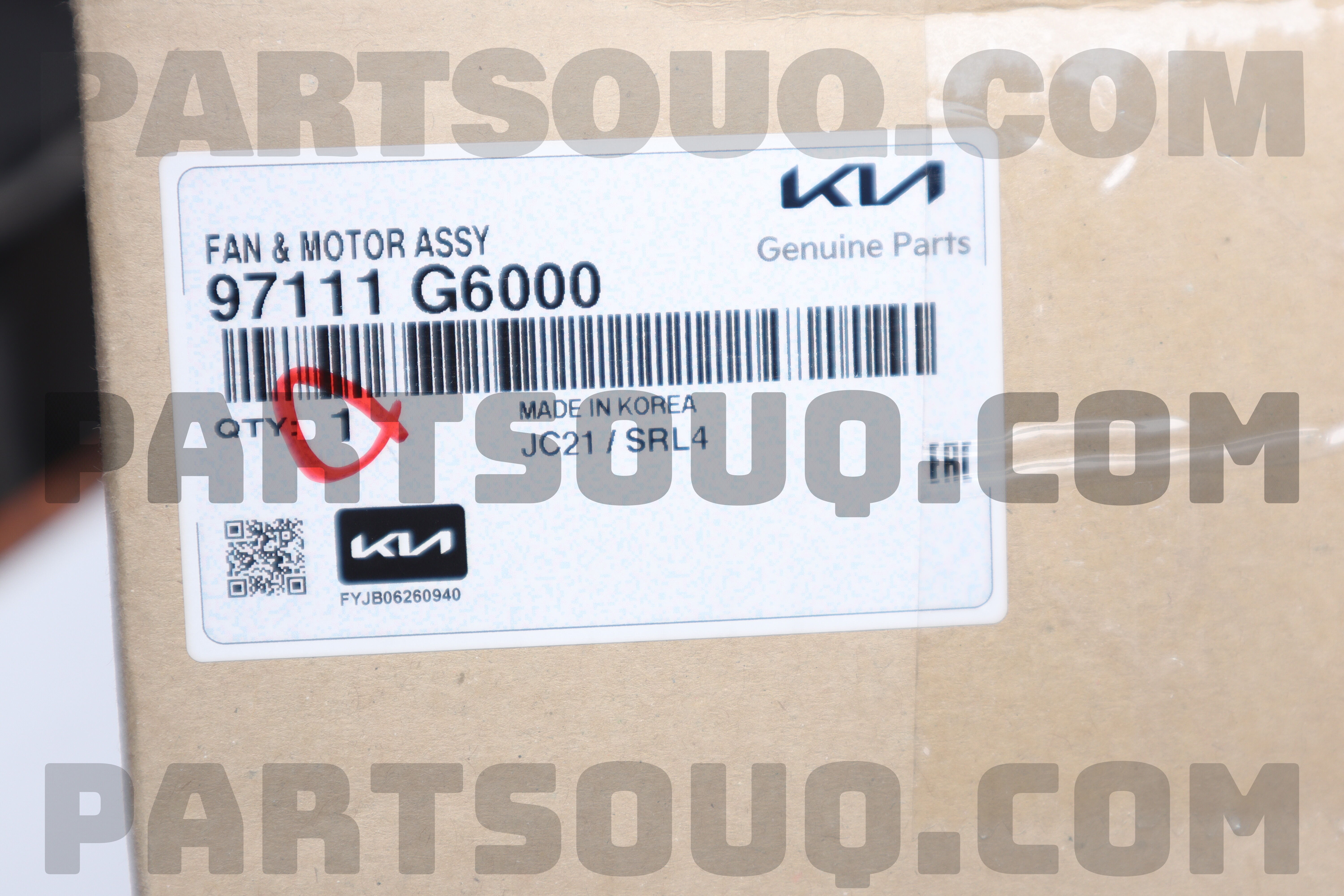 Mô Tơ Quạt Gió Điều Hòa Trong Xe Kia Morning / Picanto Mã phụ tùng 97111G6000