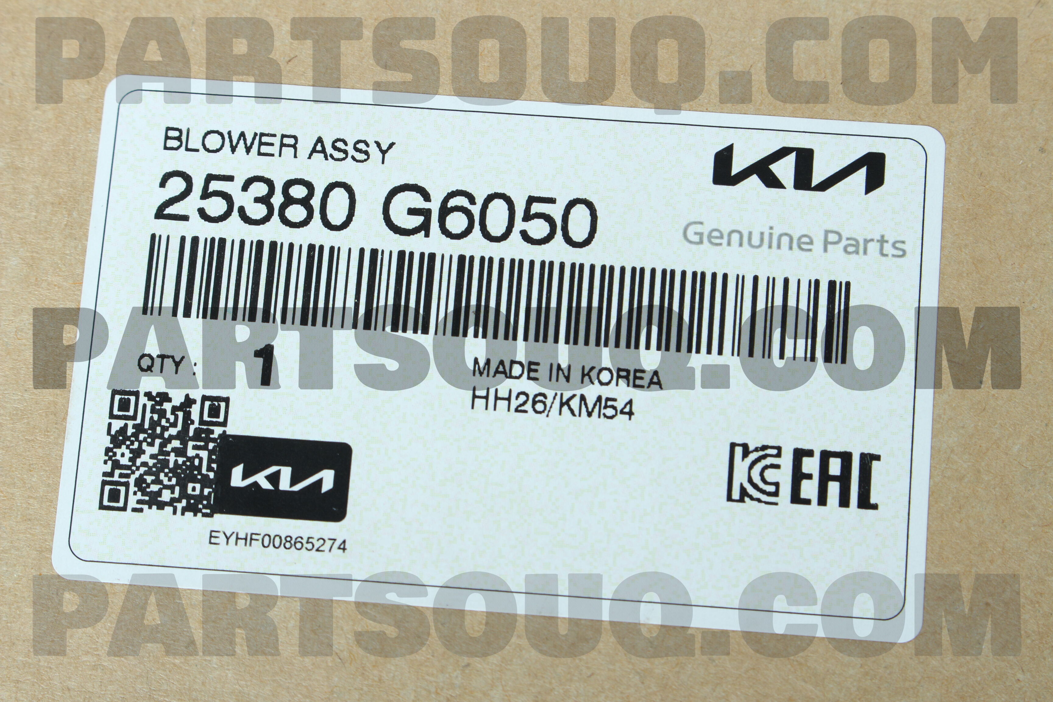Quạt Gió Động Cơ Kia Morning / Picanto Mã phụ tùng 25380g6050