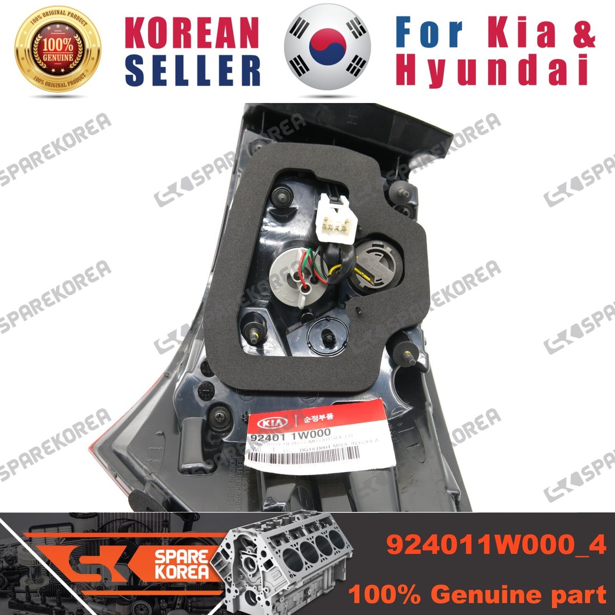 Đèn Hậu Trái Kia Carens / rondo OEM 924011D002-TW