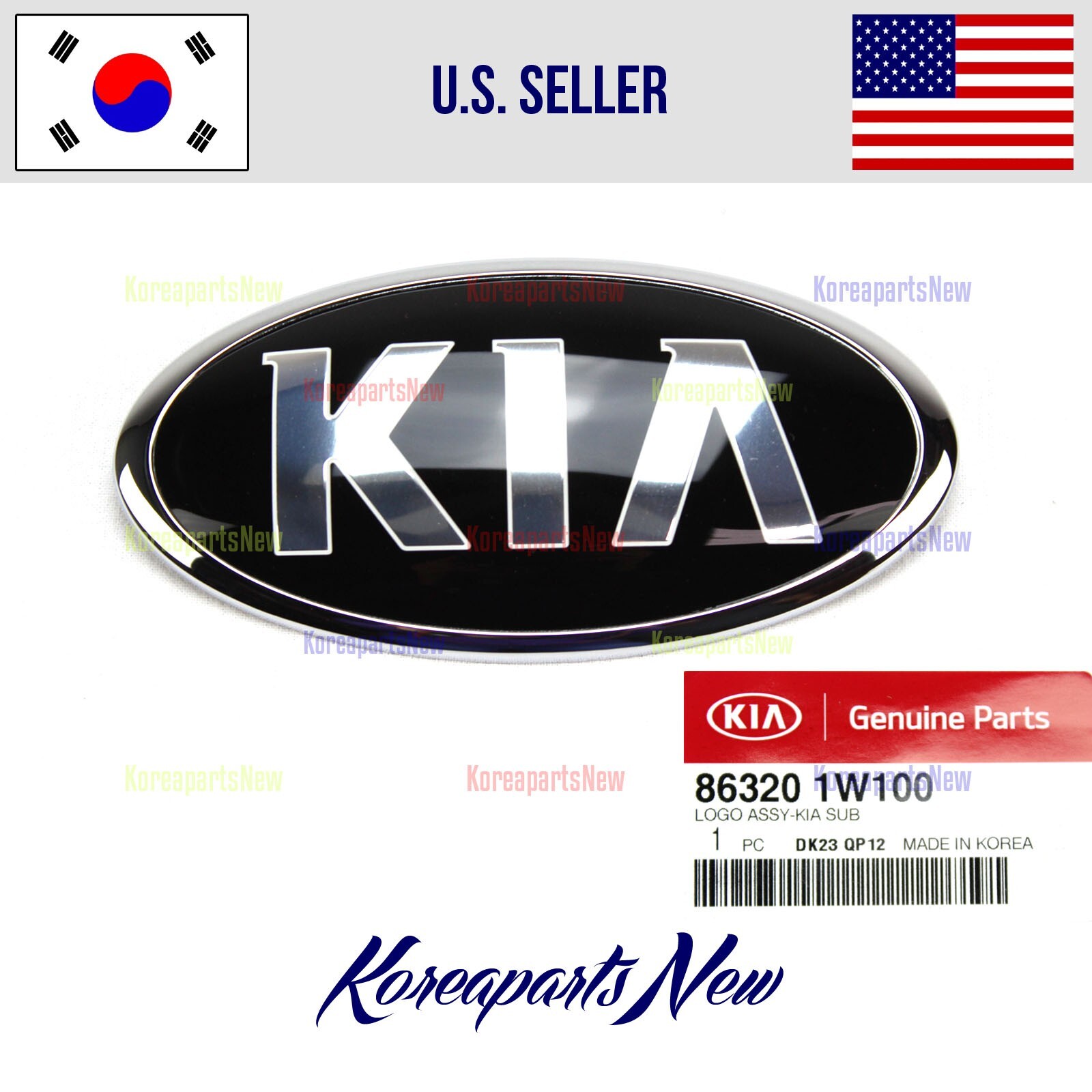 Lô Gô Chữ Kia Kia Rio Mã phụ tùng 863201W100