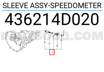 Sâu Công Tơ Mét Kia Bongo OEM 436214D020