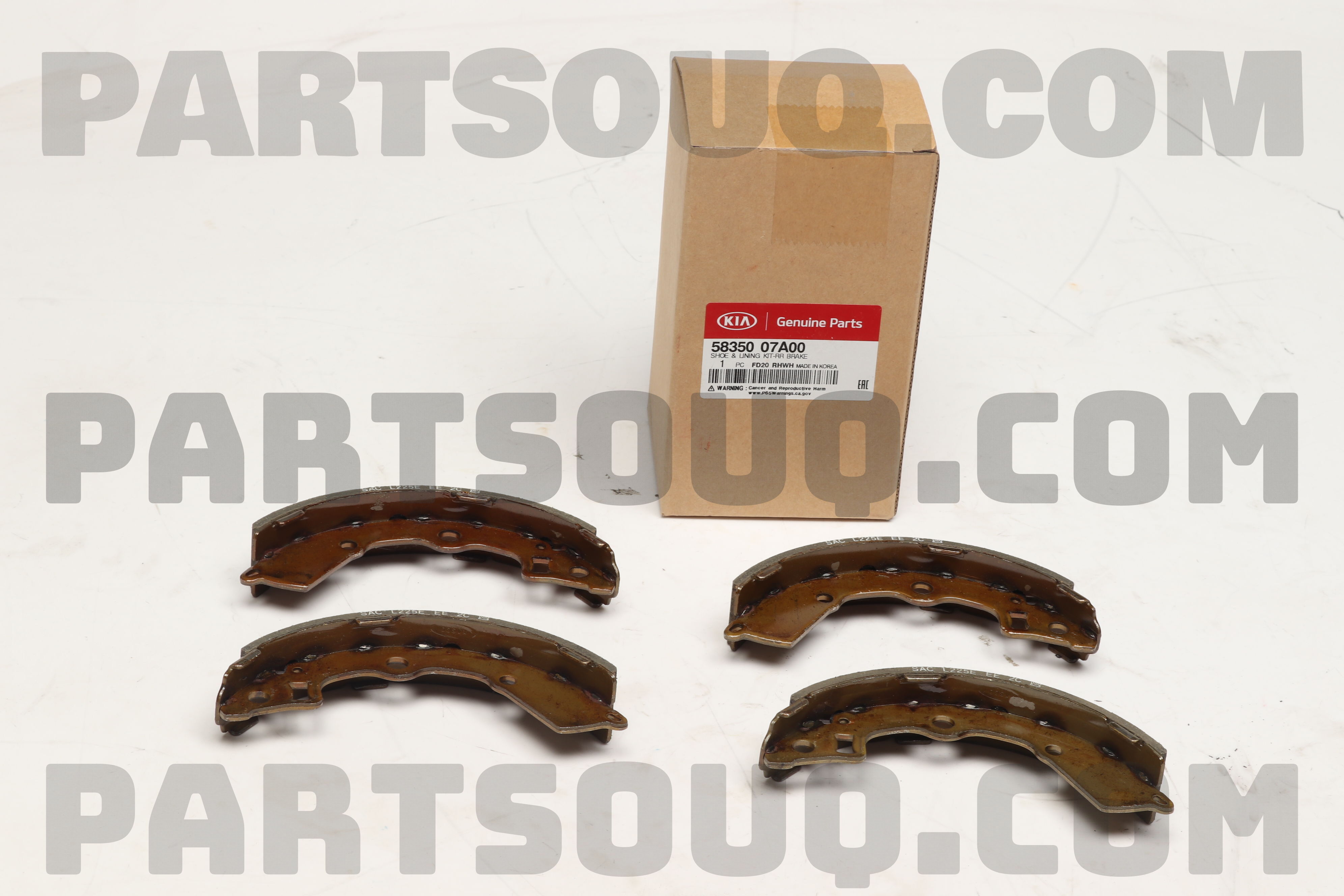 Guốc Phanh Sau Kia Morning / Picanto Mã phụ tùng 5835007A00