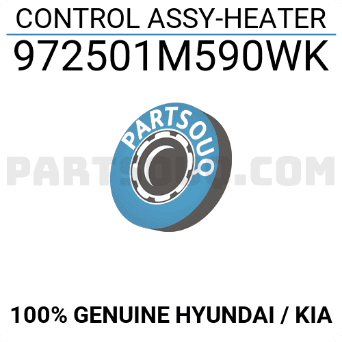 Bảng Điều Khiển Điều Hòa Kia koup Mã phụ tùng 972501M590WK