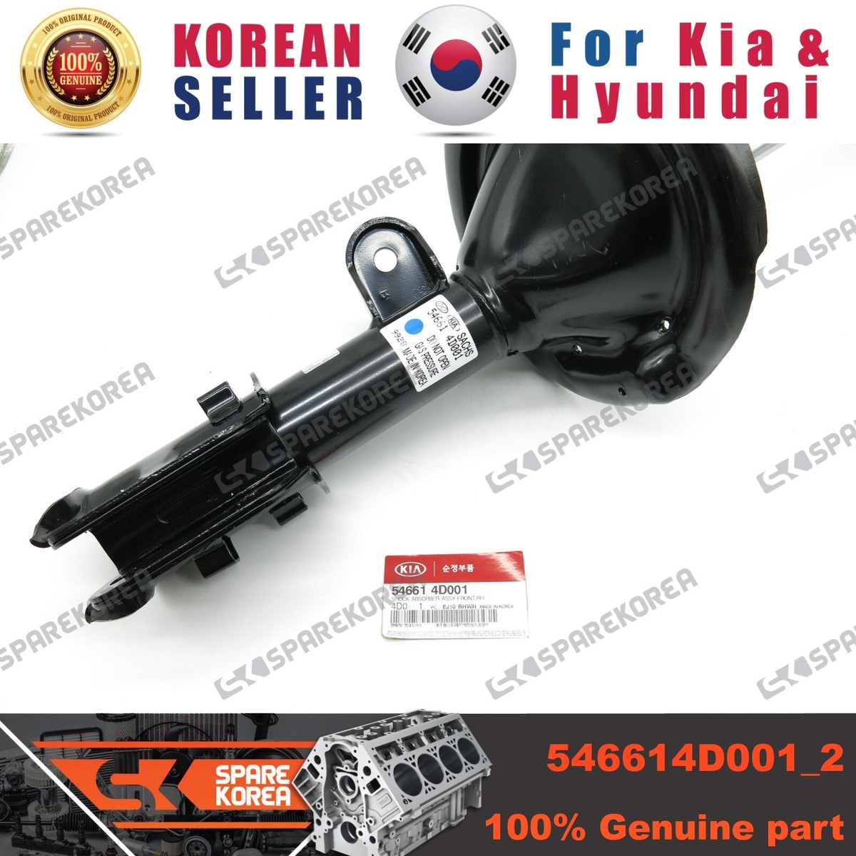 Giảm Xóc Trước Phải Kia Carnival Mã phụ tùng 546614D001