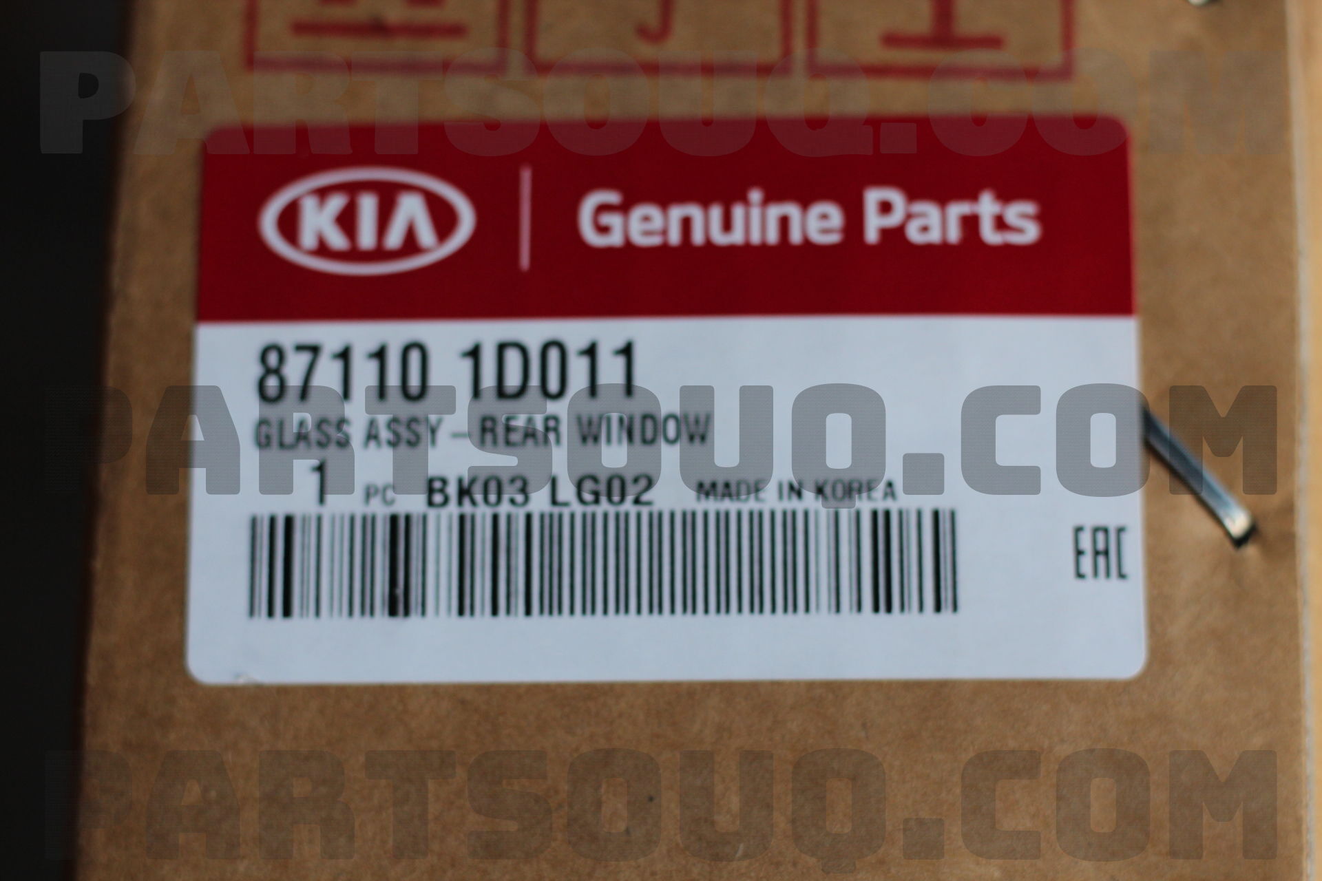 Kính Chắn Gió Sau Kia Carens / rondo Mã phụ tùng 871101D011