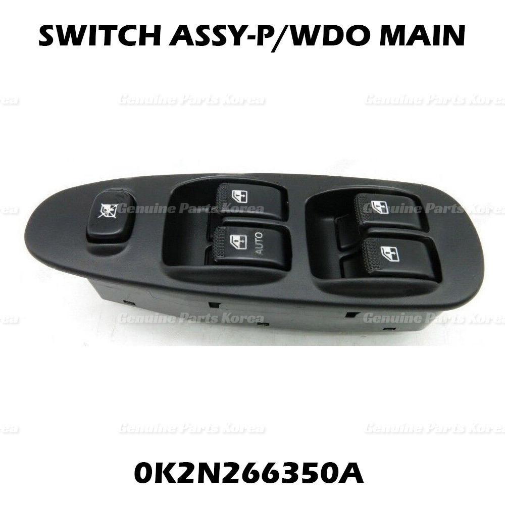 Cụm Công Tắc Lên Xuống Kính Tổng Kia Spectra Mã phụ tùng 0K2N266350A