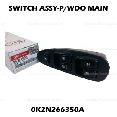 Cụm Công Tắc Lên Xuống Kính Tổng Kia Spectra Mã phụ tùng 0K2N266350A