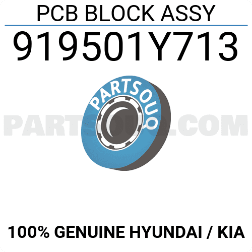 Hộp Cầu Chì Trong Xe Kia Morning / Picanto Mã phụ tùng 919501y713