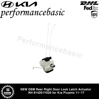 Ổ Khóa Ngậm Sau Phải Kia Morning / Picanto Mã phụ tùng 814201Y020