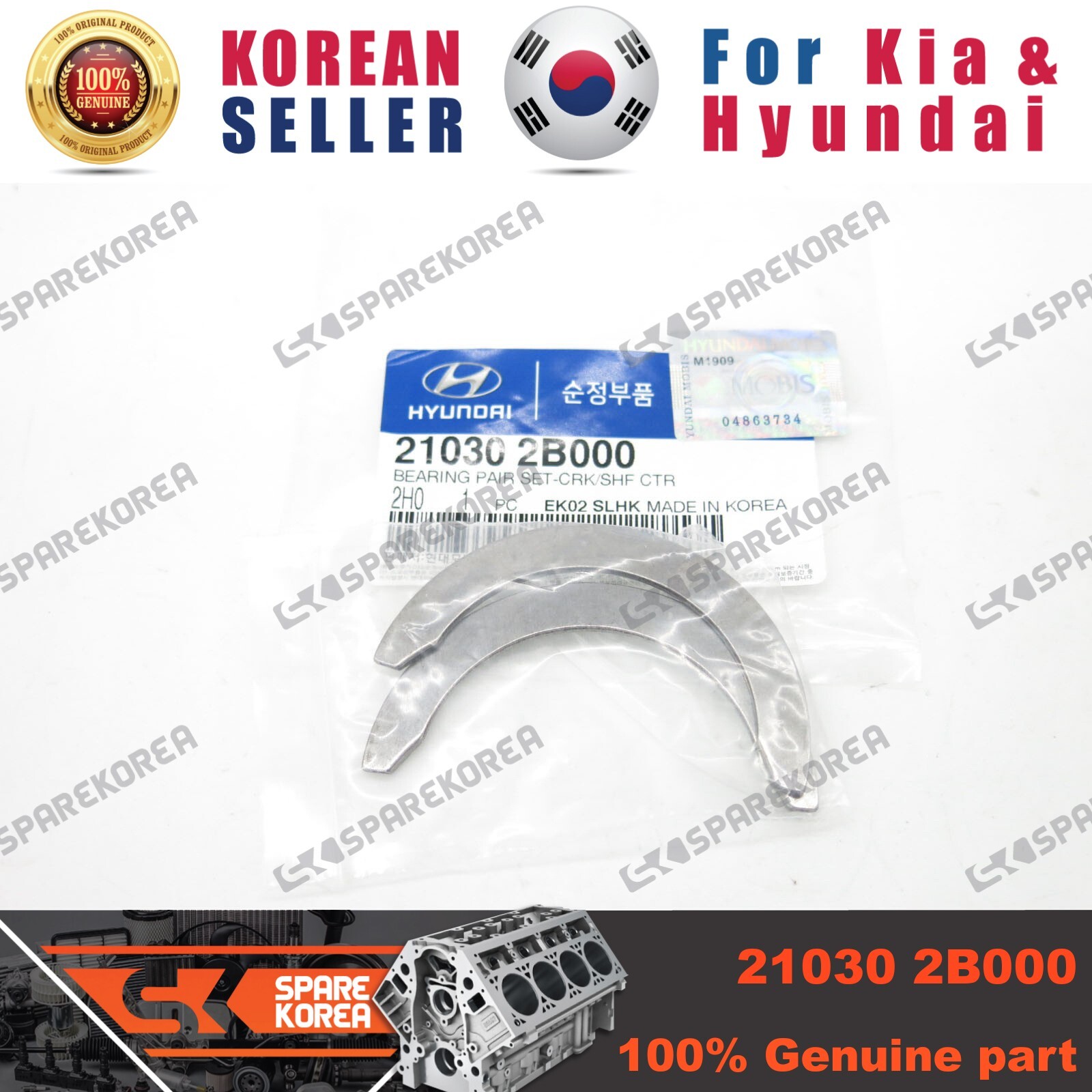 Căn Dọc Trục 1.6L Kia Carens / rondo Mã phụ tùng 210302B000