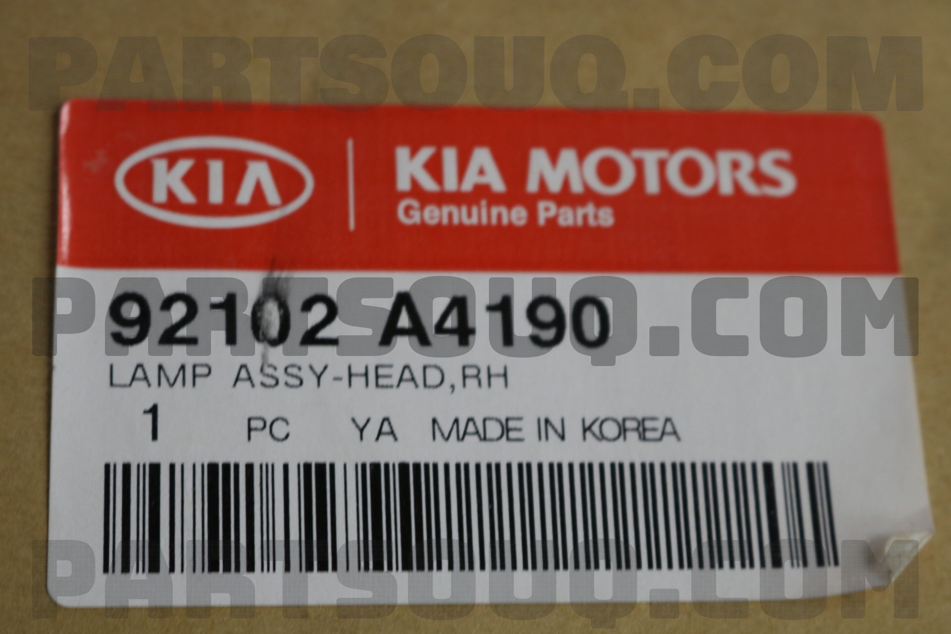 Đèn Pha Phải Kia Carens / rondo Mã phụ tùng 92102A4190-OLD