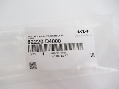 Nẹp Chân Kính Cửa Ngoài Trước Trái Kia Optima / k5 Mã phụ tùng 82220D4000