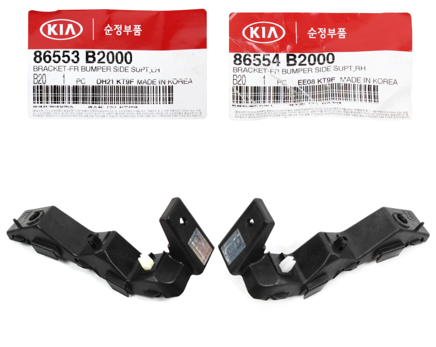 Nẹp Cài Cản Trước Trái Kia Soul Mã phụ tùng 86553B2000