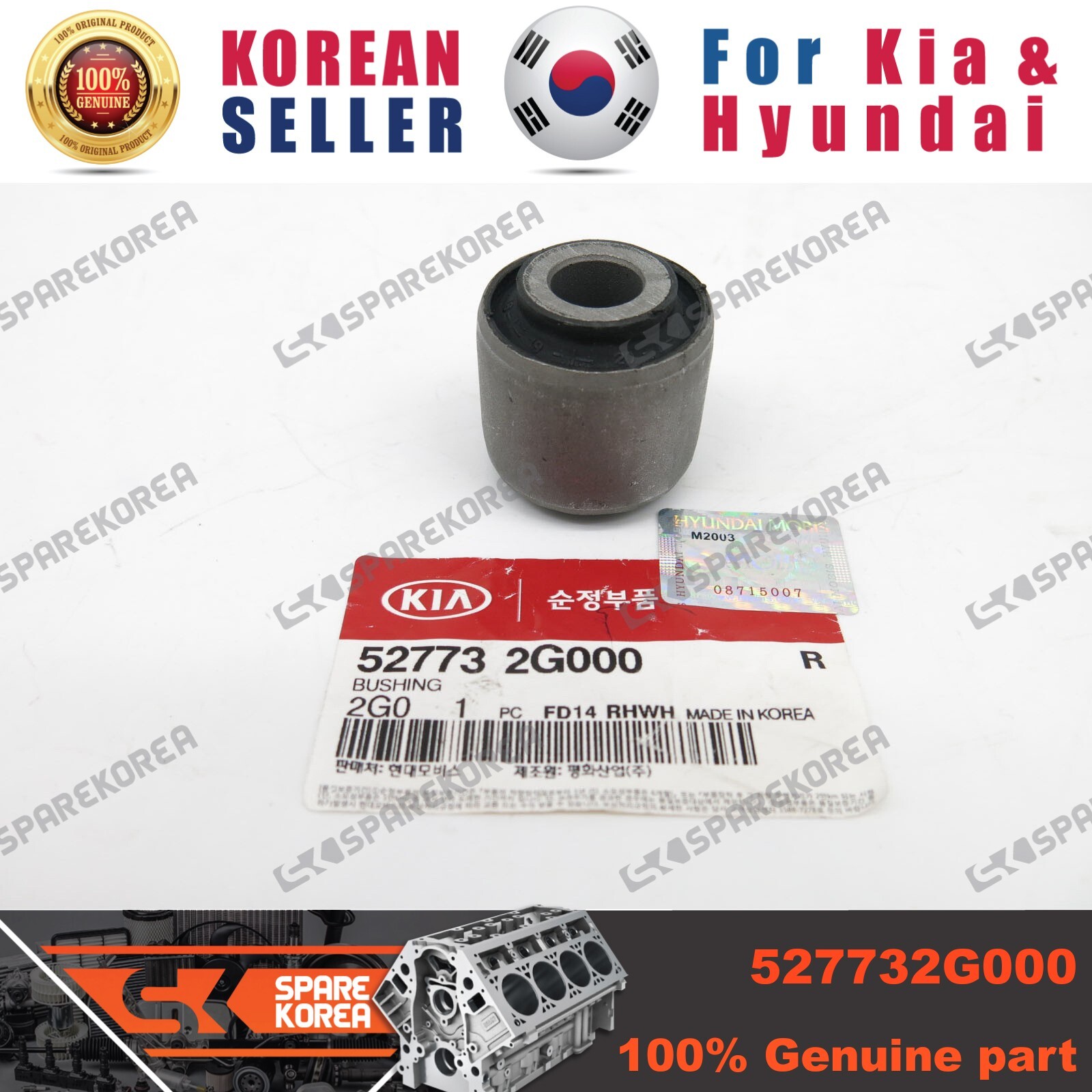 Cao Su Ngõng May Ơ Sau Kia Carens / rondo Mã phụ tùng 527732G000