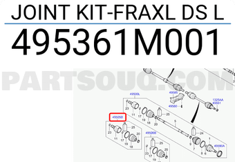 Láp Trong 25X22x41 Kia Forte / Cerato OEM 495361M001