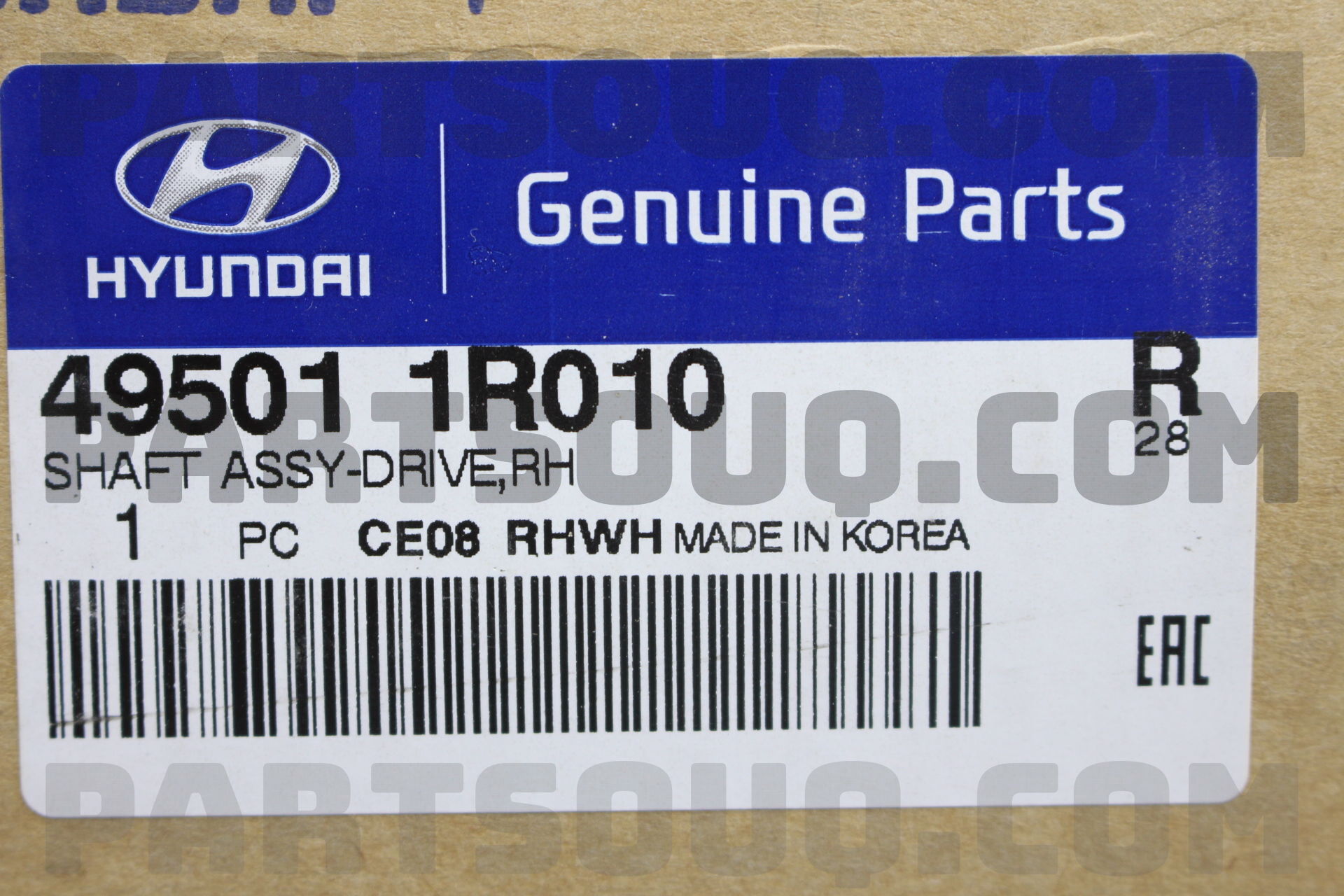 Láp Ngoài 27X22x60 Kia Forte / Cerato Mã phụ tùng 495011M010-OUT