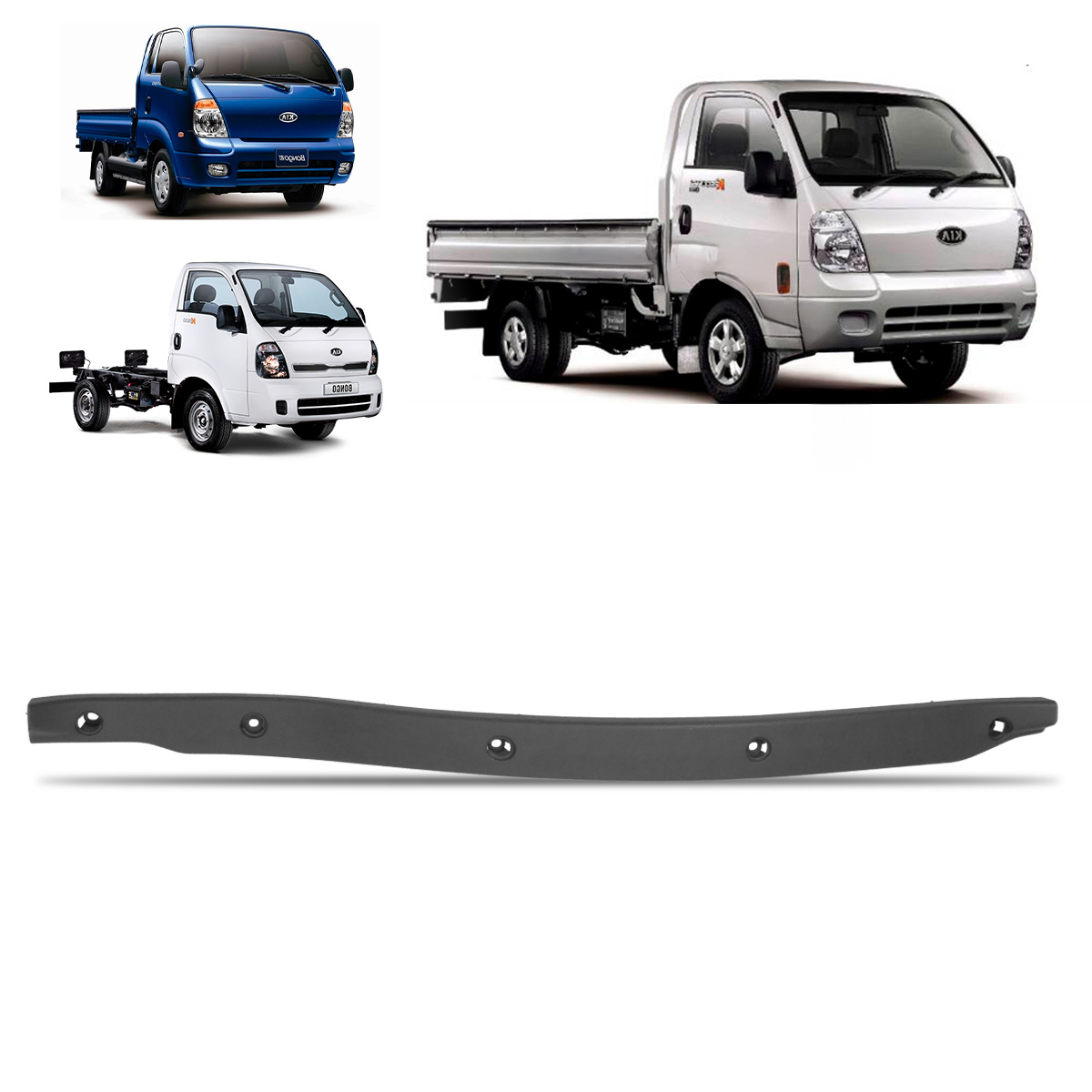 Nẹp Thanh Cánh Cửa Phải Kia Bongo Mã phụ tùng 858724E000GW
