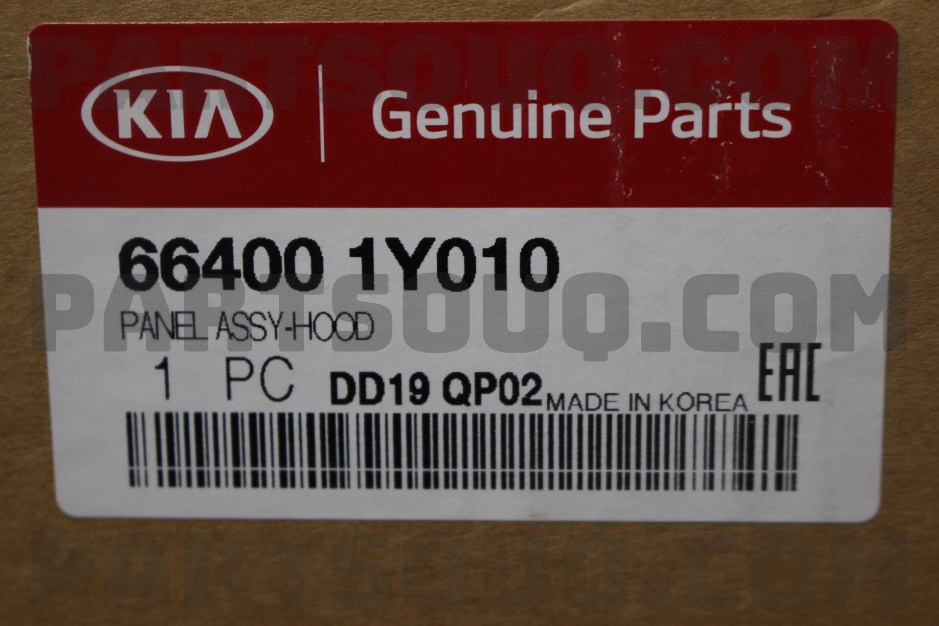 Nắp Ca Pô Kia Morning / Picanto OEM 664001Y010-OE