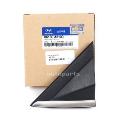 Kính Tam Giác Trước Trái Có Viền Mạ Kia Carens / rondo Mã phụ tùng 86180a4100