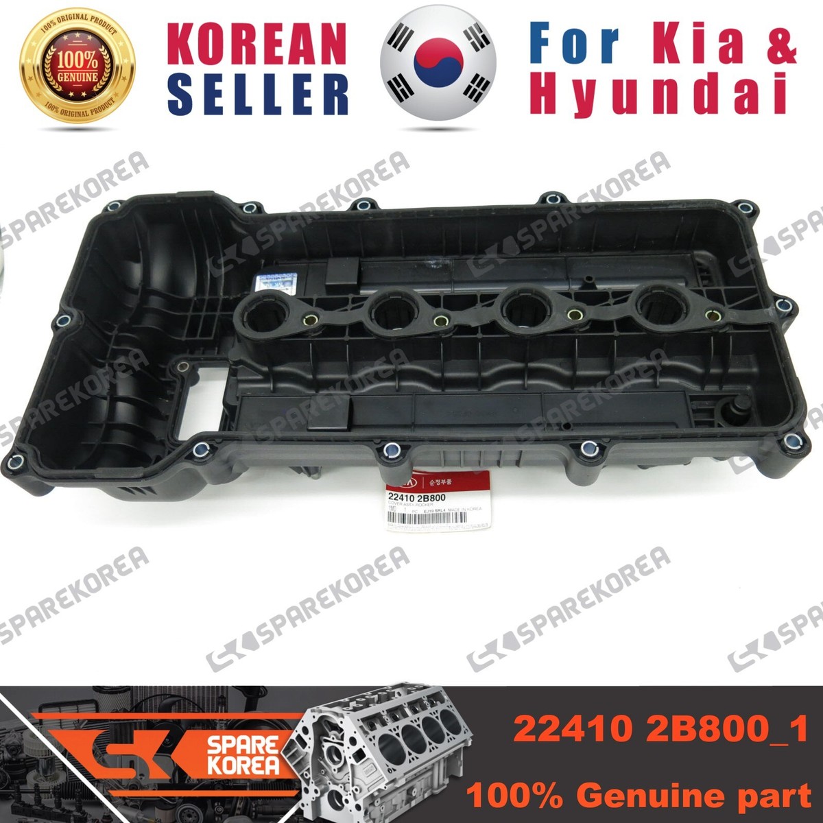Nắp Giàn Cò 1.6 Kia Forte / Cerato Mã phụ tùng 224102B800