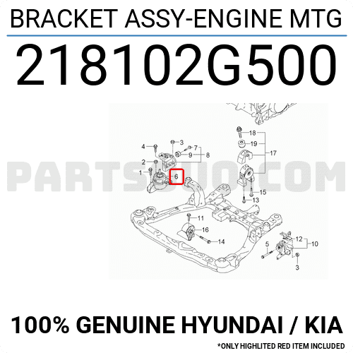Chân Máy Thủy Lực Kia Carens / rondo Mã phụ tùng 218102G500