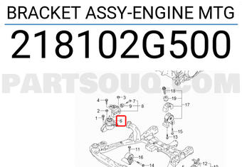 Chân Máy Thủy Lực Kia Carens / rondo Mã phụ tùng 218102G500