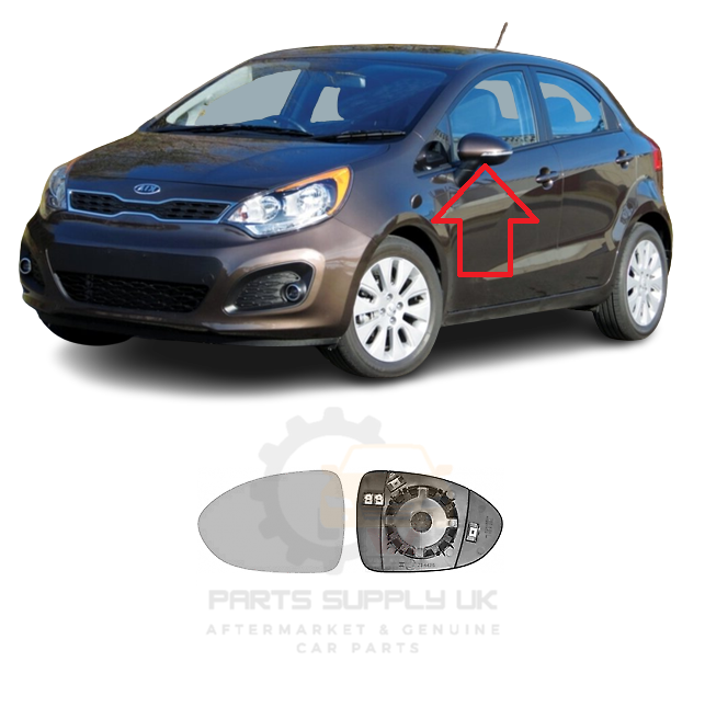 Mặt Gương Chiếu Hậu Trái Kia Rio Mã phụ tùng 876111W030