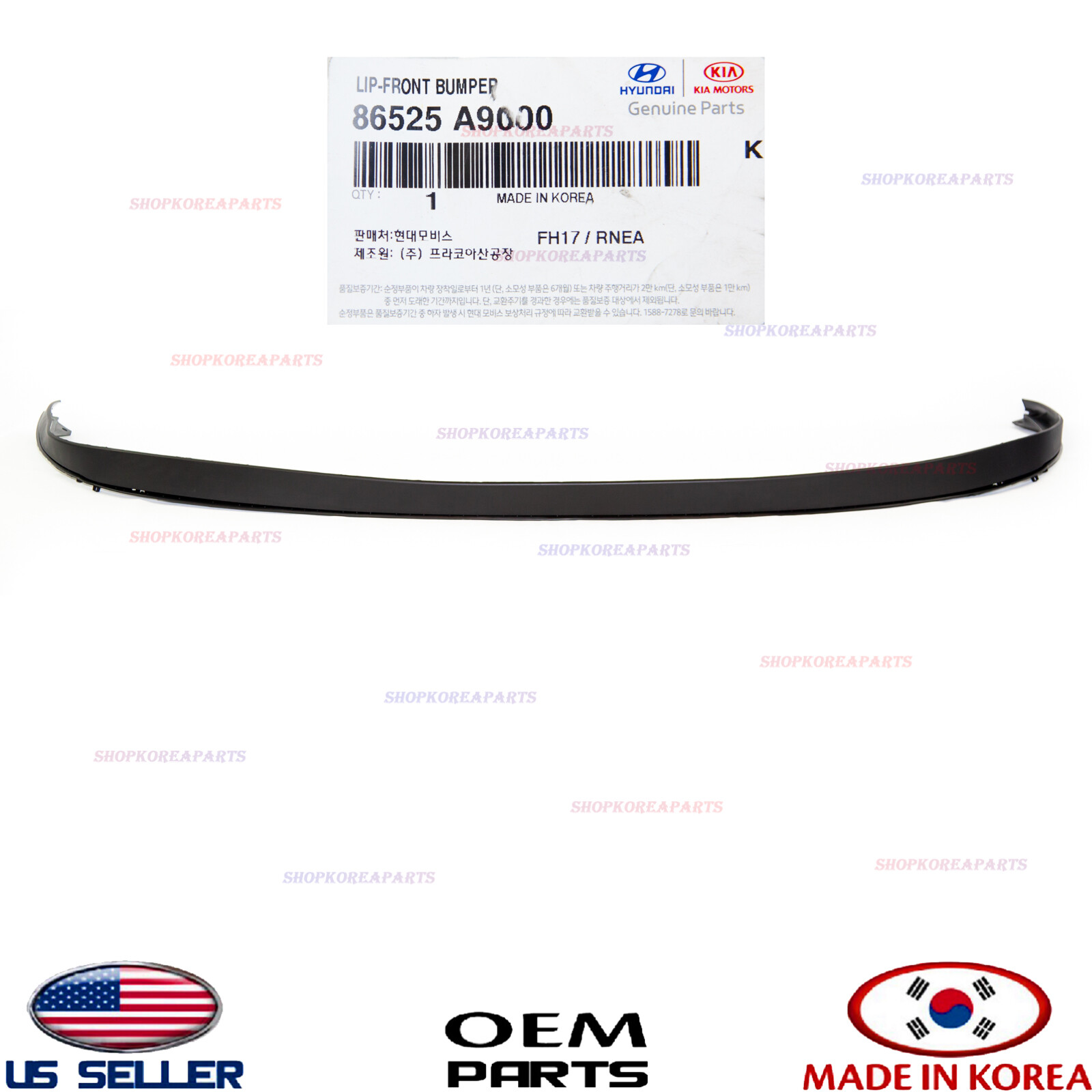 Viền Chắn Bùn Cản Trước Kia Carens / rondo Mã phụ tùng 86525A4000