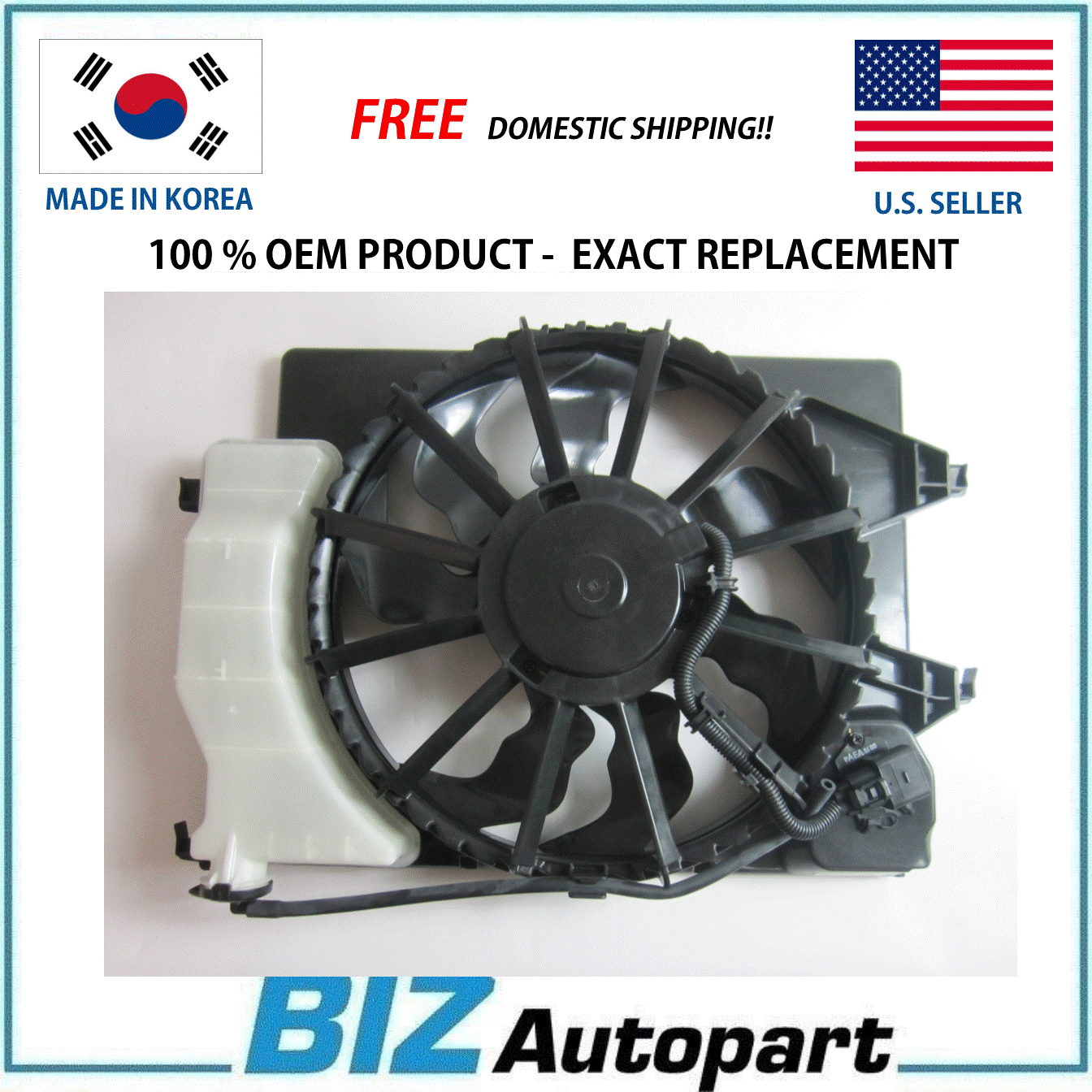 Quạt Két Nước Kia koup OEM 253802H050