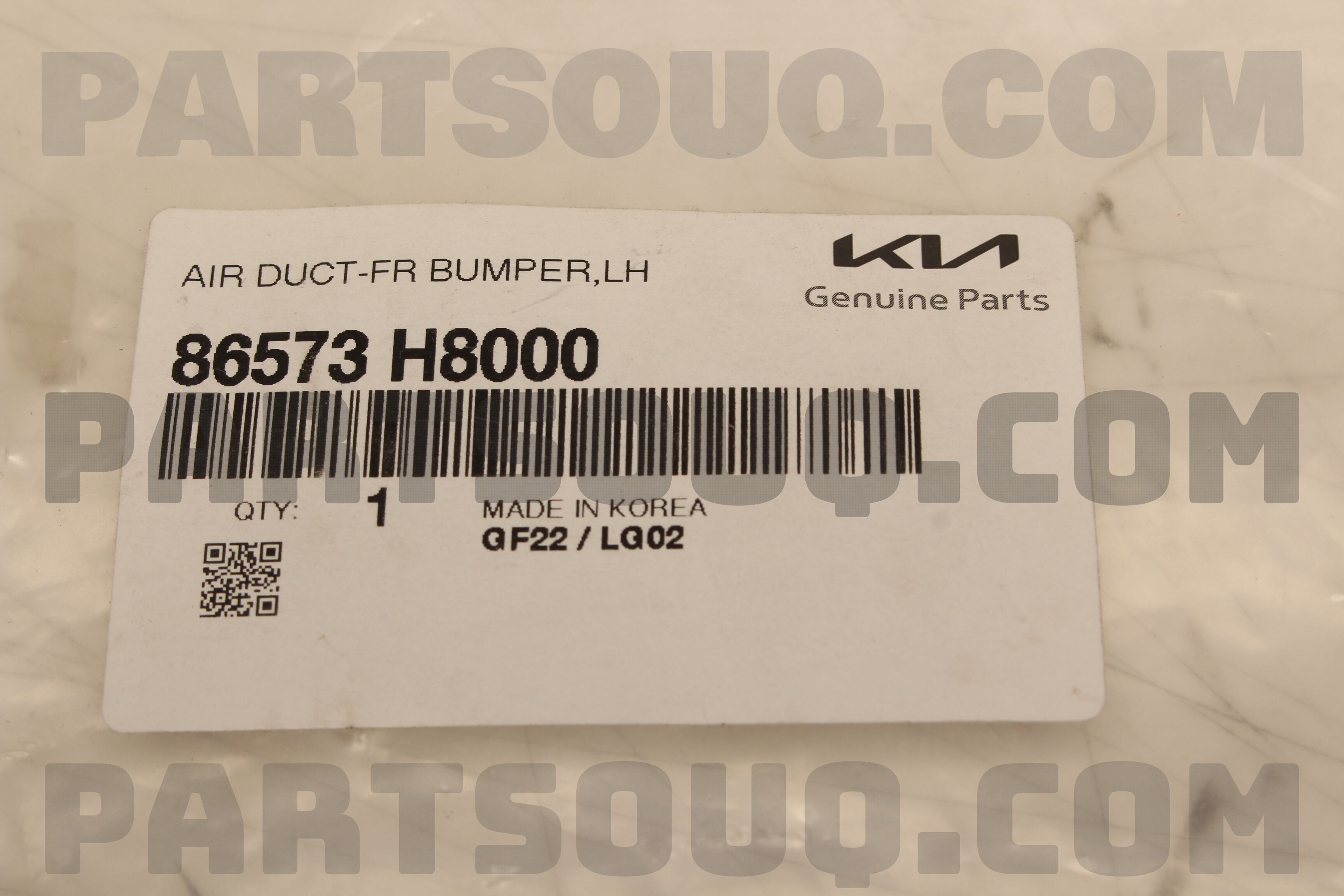 Thông Gió Cản Trước Trái Kia Rio Mã phụ tùng 86573h8000