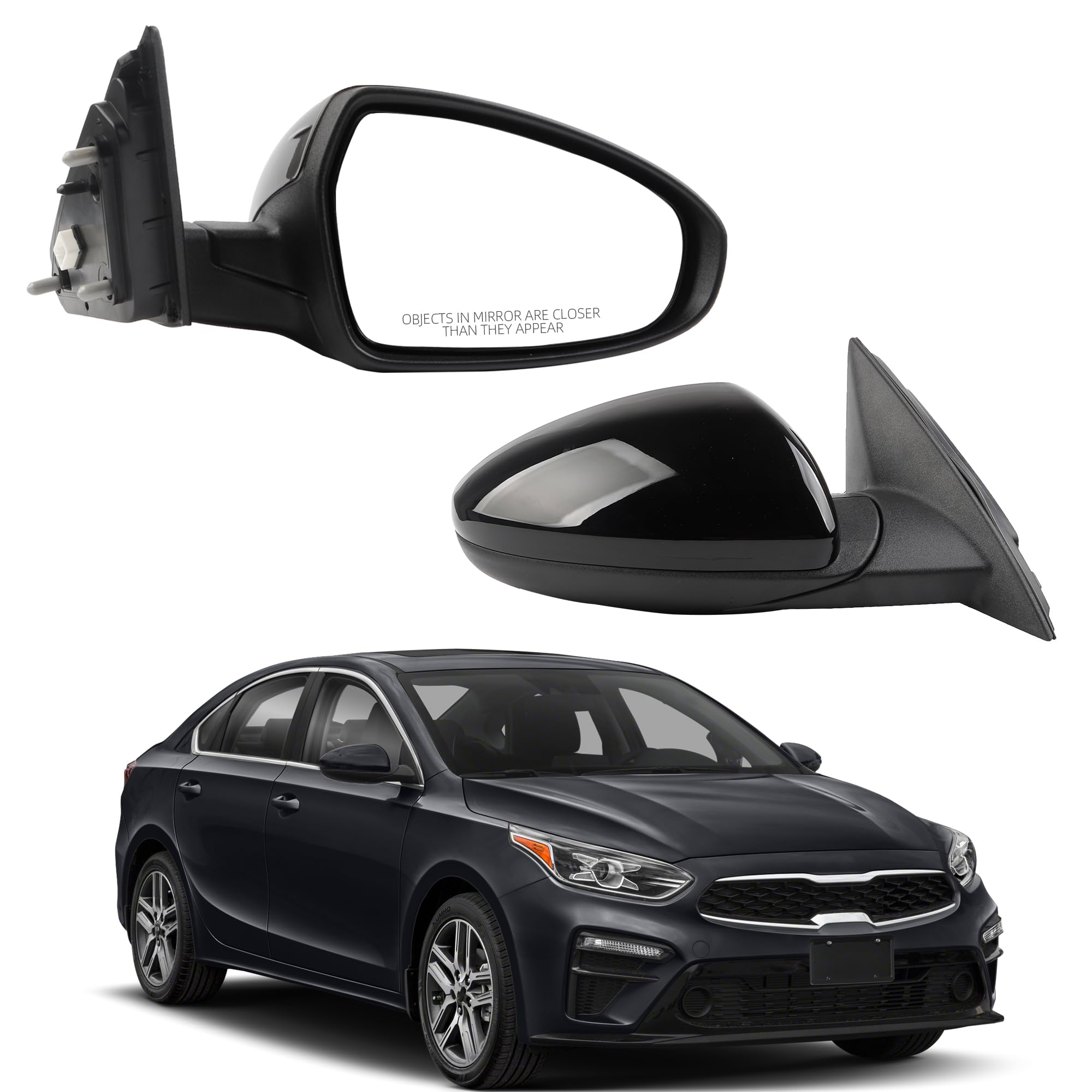 Gương Chiếu Hậu Xin Nhan Bé Phải Kia Morning / Picanto Mã phụ tùng 8762007083AS