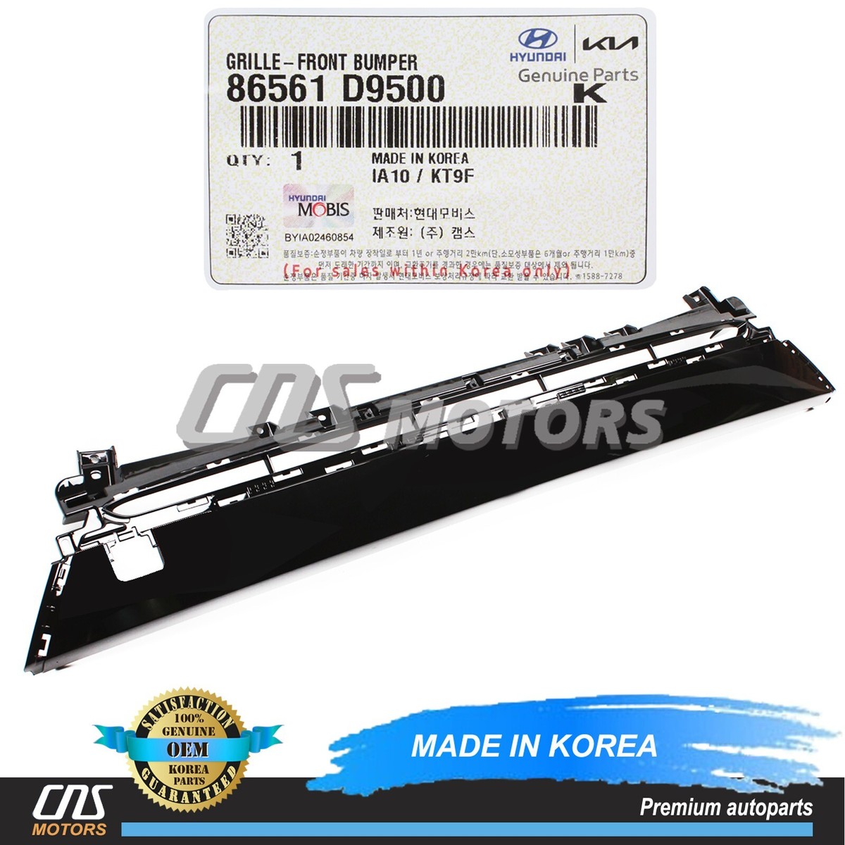 Lưới Cản Trước Kia Grand Sedona Mã phụ tùng 86561a9500