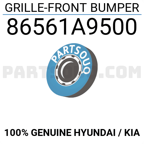 Lưới Cản Trước Kia Grand Sedona Mã phụ tùng 86561a9500